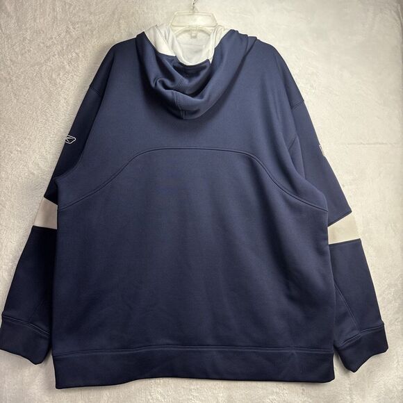 NFL Dallas Cowboys Reebok AUTHENTIC SIDELINE Hooded Sweatshirt Hoodie Sz 2XL - Picture 6 of 9